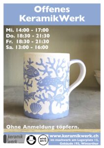 offenes KeramikWerk am Donnerstag @ KeramikWerk